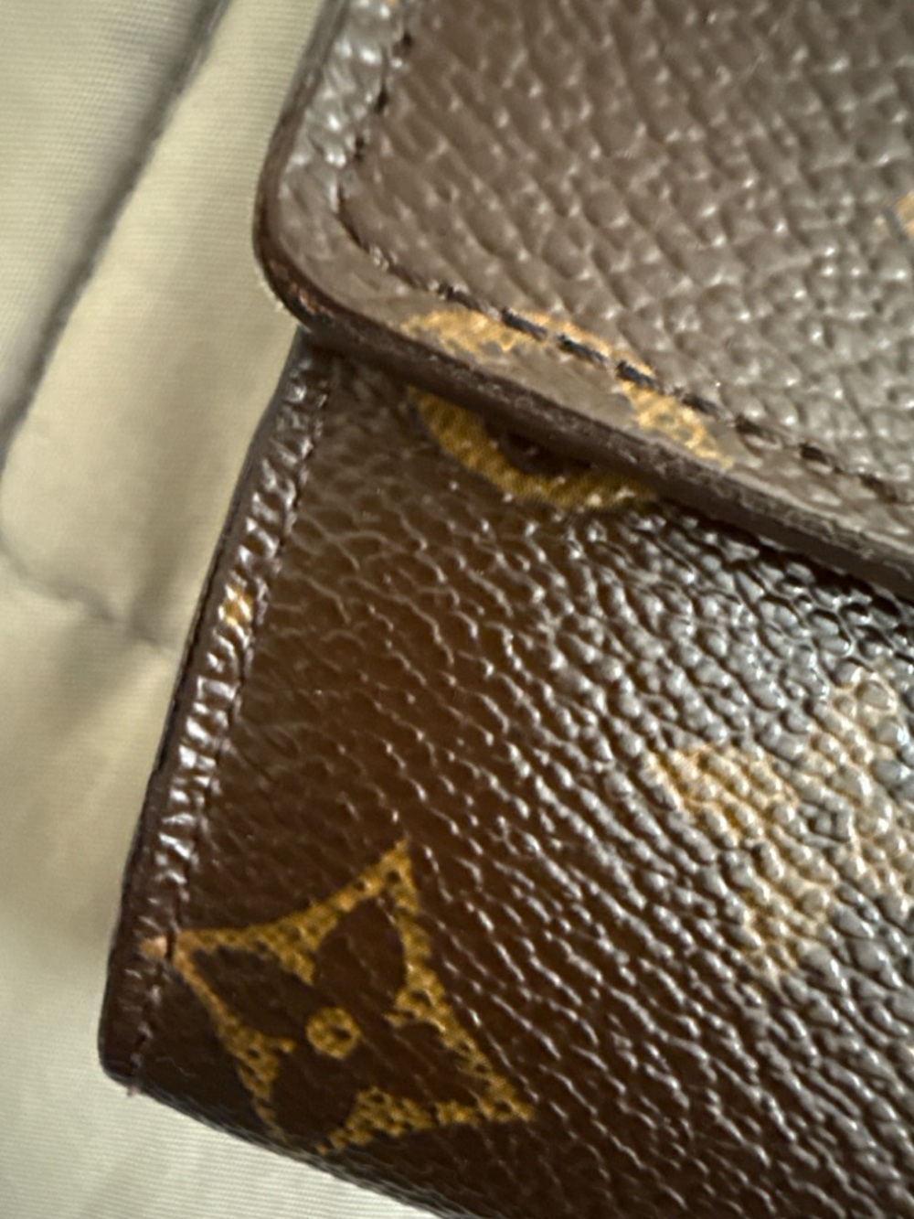 Louis Vuitton Monogram Canvas Vintage Sarah Wallet in Brown - Picture 5 of 9